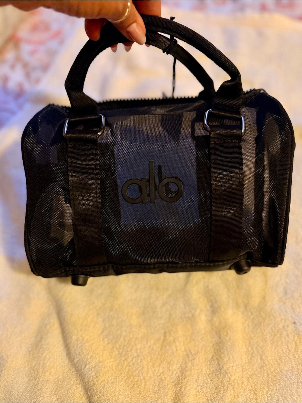 ALO Yoga Black small crossbody with Dual Handles